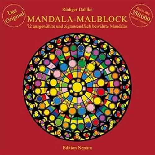 Produktbild: Mandala-Malblock: 72 ausgewählte Mandalas: 72 ausgewählte Mandalas aus Ost und West und aus der Mitte
