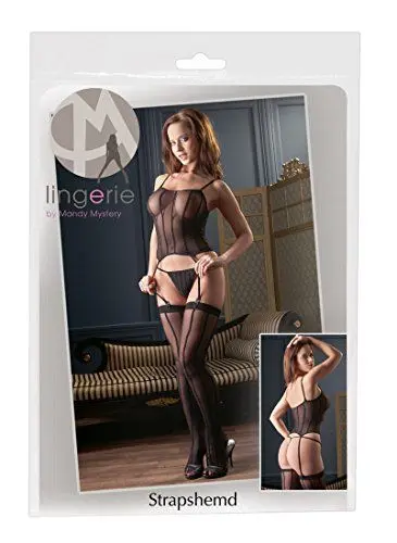 Produktbild: Mandy Mystery line Damen 26303971101 Body, Schwarz (Nero 001), 54 EU