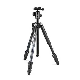 Produktbild: Manfrotto Element MII Kamerastativ, Aluminium Reisestativ mit Kugelkopf und Tragetasche, für DSLR, CSC und Kompaktkameras, Fotozubehör für Content Creation und Video-Blogs
