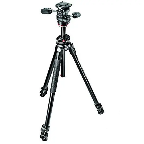 Produktbild: Manfrotto MK290DUA3-3W 290 DUAL Kit Alu 3 Segmemte (90 Grad Mittelsäule, 3-Wege Neiger)