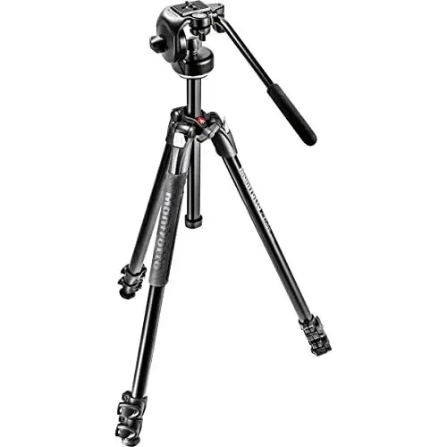 Produktbild: Manfrotto MK290XTA3-2W 290 Xtra Kit Alu-Stativ mit 3 Segmenten und 2-Wege-Neiger schwarz
