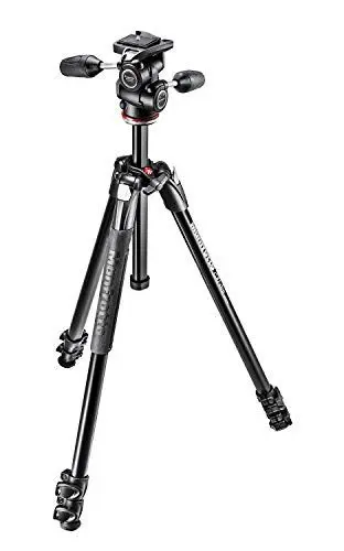 Produktbild: Manfrotto MK290XTA3-3W Digitale Film/Kameras 3Bein(e) Schwarz Stativ - Stative (70,7 cm, 2,52 kg, 147,5 cm, Aluminium, Schwarz)