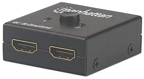 Produktbild: Manhattan 207850 4K bi-direktionaler 2-Port HDMI-Splitter/Switch 