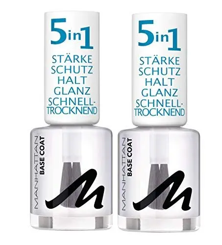 Produktbild: Manhattan Last und Shine Base Coat, Nr.001 Clear, 2er Pack (2 X 12 ml)
