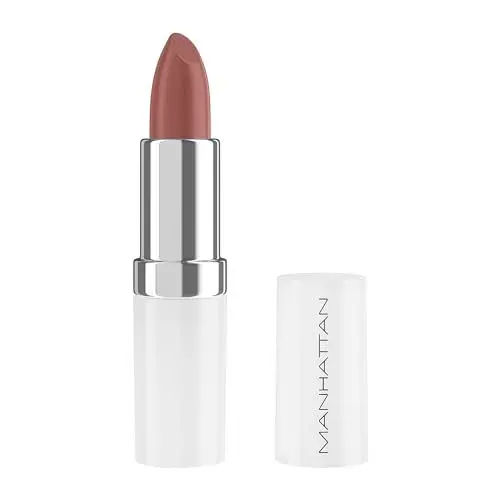 Produktbild: Manhattan Lasting Perfection Satin Lipstick 230 Hip Hazelnut, Lippenstift für intensive, langanhaltende Farbe und feuchtigkeitsspendende Pflege