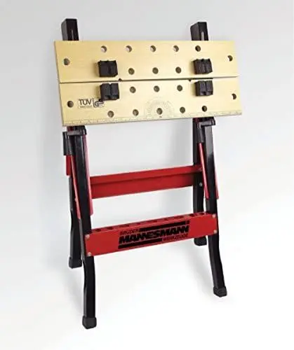 Produktbild: Brüder Mannesmann Werkbank, Kartonmasse: 88x12,5x18 cm, aufgebaut: 82x70x62 cm, Gewicht 7,6 kg | M 7000