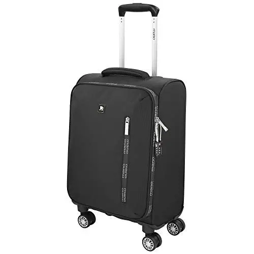 Produktbild: mano Handgepäckkoffer 55 x 36 x 20 cm - 27L Koffer Handgepäck mit TSA Zahlenschloss - Trolley Suitcase, Schwarz