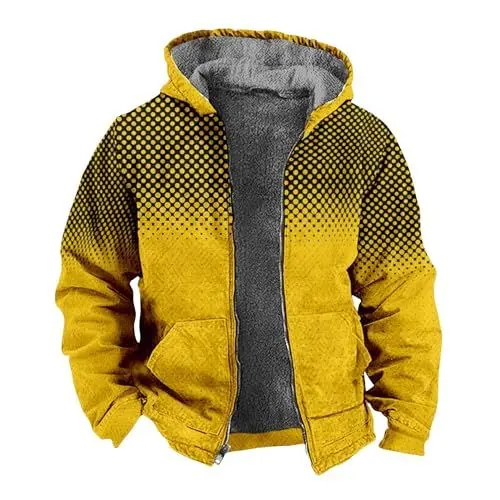 Produktbild: Mantel Beige,Steppjacke,Hoodie Pullover Snowboardjacke Herren Filzmantel Herren Leichte Steppjacke Herren Mantel Herren Grau Gelb Xl