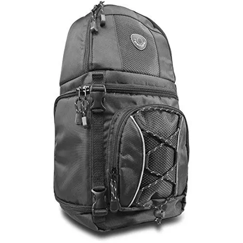 Produktbild: Mantona 15107 Loop Fotorucksack (inkl. Regenhülle, Sling-Tragesystem) schwarz
