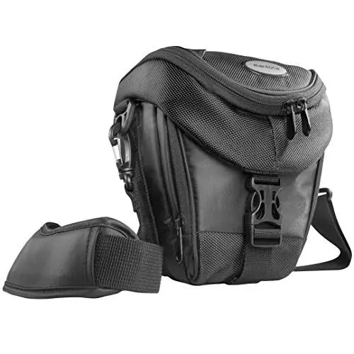 Produktbild: Mantona 17935 Colt DSLR Kamera Tasche für Spiegelreflex, SLR, Kompaktkamera, Systemkamera, Schultertasche Umhängetasche mit Platz für Zubehör, wasserdicht