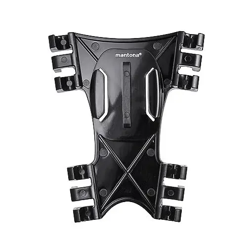 Produktbild: Mantona 360° Befestigungsclip (geeignet für GoPro Schnellspann Halterung, Hero 11 10 9 8 7 6 5 4 3+ 3 2 1, Session und andere kompatible Action Cams, 360° drehbar, flache Ausführung)