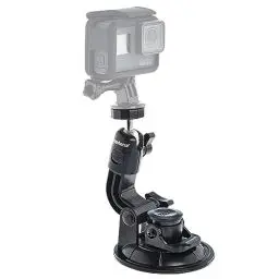 Produktbild: Mantona Saugnapfhalterung 1-Bein Grösse XL (9cm Saugnapf, für GoPro Hero 11 10 9 8 7 6 5 4 3+ Session und andere kompatible Action Cams)