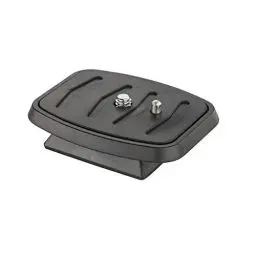 Produktbild: Mantona Schnellwechselplatte für Travel Pro II Stativ – Schnellwechsel Kameraplatte, 65x52x15 mm, 1/4 Zoll Kamera Anschluss, für den Neiger des Mantona Basic Travel Pro II Videostativs