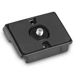 Produktbild: Mantona Scout Schnellkupplungsplatte für Stativ aus Aluminium, Schwarz