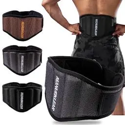 Produktbild: MANUEKLEAR Gewichthebergürtel herren mit Rückenstütze, Fitnessstudio lifting belt für Gewichtheben und Kreuzheben