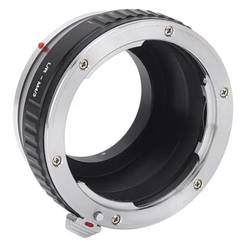 Produktbild: Manueller Fokus-Objektivkonverter aus Aluminiumlegierung für R-Mount-Objektive, für G1 GH1 GF1 G10 GH2 GF2 G3 GF3 GX1 GF5 G5 GH3 GF6 G6 GX7 GX80 GX85 GX7 Mark II GH4 GF7