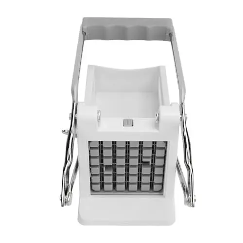 Produktbild: Manueller Pommes Frites Schneider, Professioneller Kartoffelschneider aus Edelstahl für Pommes Frites, Karotten, Zwiebeln und Mehr, Ideal für Gemüse, Verstellbares Küchenschneidewe (ObetuensxNuG-11)