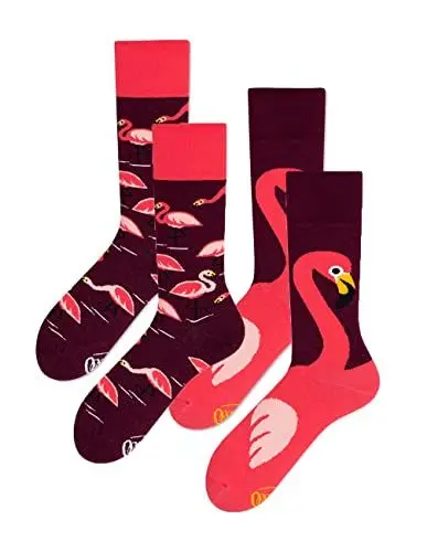 Produktbild: Many Mornings unisex Socken Pink Flamingo (39/42)