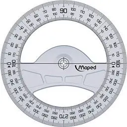 Produktbild: Maped 242360.0 Winkelmesser, klar