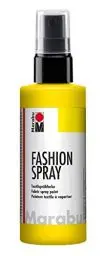 Produktbild: Marabu 17190050220 - Fashion Spray sonnengelb 100 ml, Textilsprühfarbe, m. Pumpzerstäuber, für helle Textilien, weicher Griff, einfache Fixierung, waschbeständig bis 40°C, tolle Effekte auf Stoff