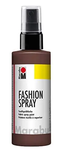 Produktbild: Marabu 17190050295 - Fashion Spray kakao 100 ml, Textilsprühfarbe, m. Pumpzerstäuber, für helle Textilien, weicher Griff, einfache Fixierung, waschbeständig bis 40°C, tolle Effekte auf Stoff