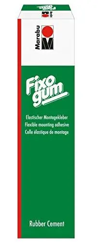 Produktbild: Marabu 29010017000 - Fixogum 125 g, elastischer Klebstoff für grafischen Bereich und Hobby, wieder ablösbar, säurefrei, für Papier, Kunststofffolie und andere biegsame Materialien