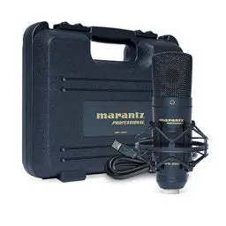Produktbild: Marantz Professional MPM-2000U - Großmembran USB Mikrofon für Computeraufnahmen, Podcast und Gaming mit Mikrofonspinne, USB Kabel und Tasche enthalten