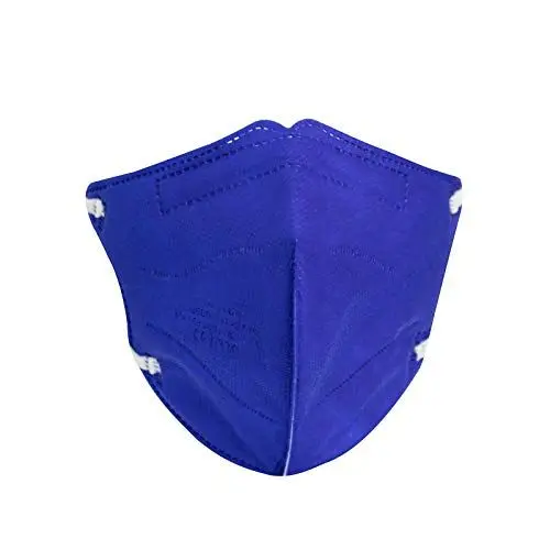 Produktbild: MARARDI FFP2 Masken (Pack 10 Stücke) Genehmigt (Bläulich) Hohe Filtration mit Nasenclip Verstellbar Falten (Nicht Wiederverwendbar) Einwegmasken 5 Schichten Einzelbeutel