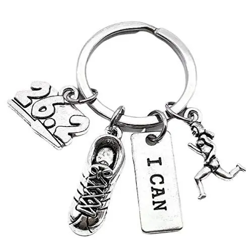 Produktbild: Amosfun Marathonläufer Läufer Schlüsselbund Laufen Schmuck Marathon Schmuck 26 2 Schlüsselbund ( Kann)