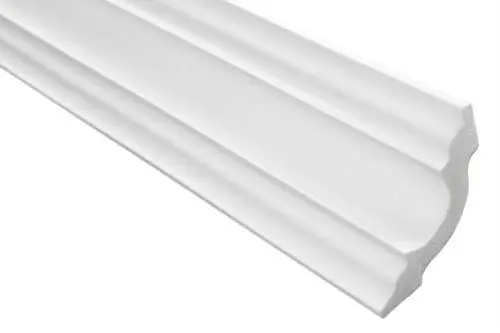 Produktbild: Marbet Deckenleisten aus Styropor XPS - Hochwertige Stuckleisten leicht & robust im modernen Design - (50 Meter Sparpaket E-14-50x50mm) Zierleisten