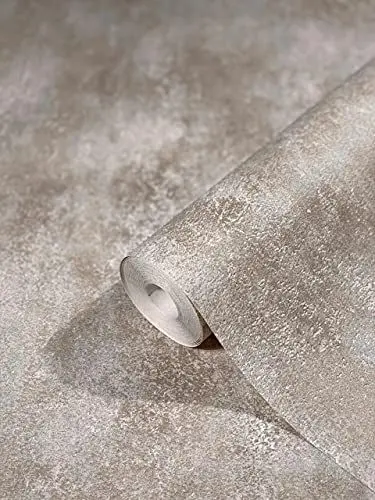 Produktbild: marburg Tapete bronze Betonoptik HAILEY für Wohnzimmer, Schlafzimmer oder Küche Made in Germany 10,05m x 0,53m Premium Vliestapete 82250