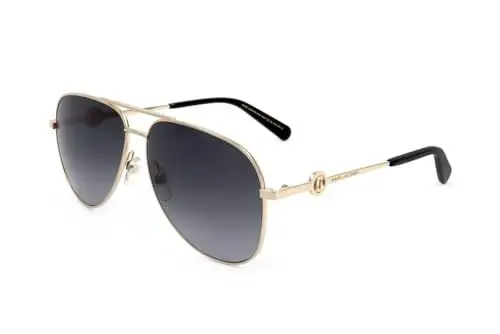 Produktbild: Marc Jacobs Unisex Marc 653/S Sonnenbrille, RHL/9O Gold Black, 59