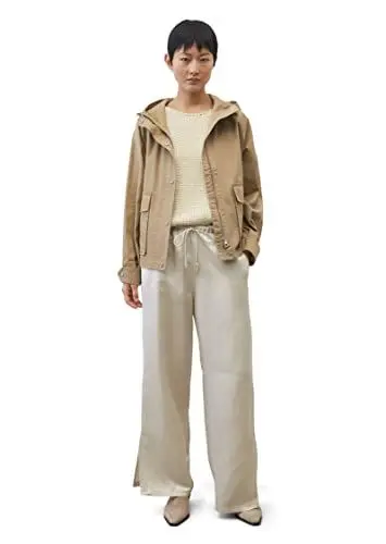 Produktbild: Marc O'Polo Damen 302025370289 Cape, fix hood, patched pockets, 750-Dusty Earth, 38