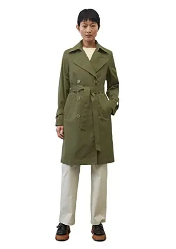 Produktbild: Marc O'Polo Damen 302025371043 Trenchcoat, 477-Wilde Olive, 42
