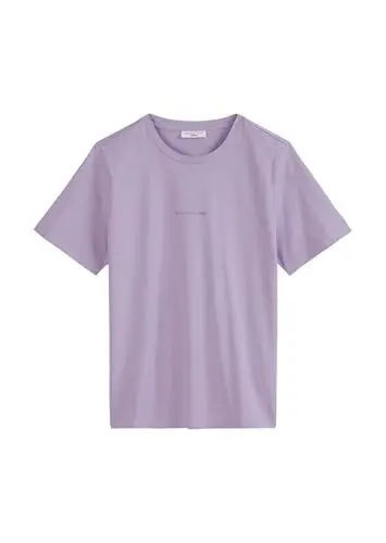 Produktbild: Marc O'Polo Denim Damen T-Shirt aus Bio-Baumwolle mit Rundhalsausschnitt, Lila (Wild Orchid), XS