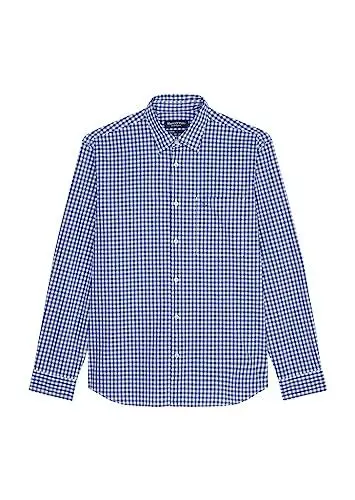 Produktbild: Marc O'Polo Herren B21720842090 Hemd, Multi- Total Eclipse, M EU