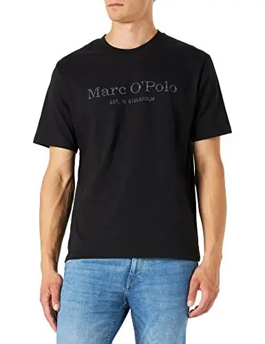 Produktbild: Marc O'Polo Herren B21222051230 T-Shirt, Schwarz New, L EU