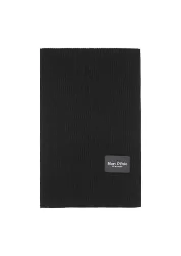 Produktbild: Marc OߴPolo Herren Schal aus Bio-Baumwolle weich, Schwarz (Black), One Size