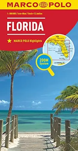 Produktbild: MARCO POLO Kontinentalkarte Florida 1:800.000: Mit Marco Polo Highlights und Zoom System