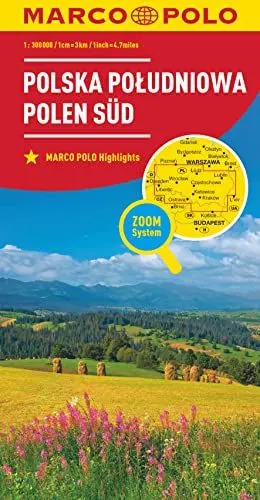 Produktbild: MARCO POLO Regionalkarte Polen Süd 1:300.000: MARCO POLO Highlights