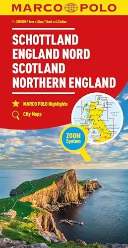 Produktbild: MARCO POLO Regionalkarte Schottland, England Nord 1:300.000: Also covers Northern England