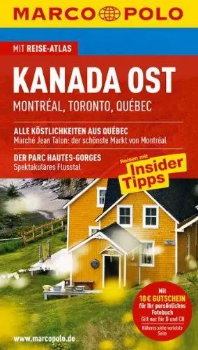 Produktbild: MARCO POLO Reiseführer Kanada Ost, Montreal, Toronto, Québec