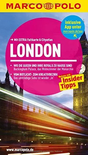 Produktbild: MARCO POLO Reiseführer London: Reisen mit Insider-Tipps. Mit EXTRA Faltkarte & Cityatlas: Reisen mit Insider-Tipps. Mit EXTRA Faltkarte & Cityatlas. Inklusive App