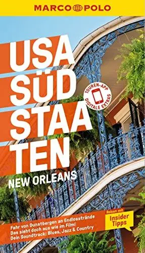 Produktbild: MARCO POLO Reiseführer USA Südstaaten, New Orleans: Reisen mit Insider-Tipps. Inklusive kostenloser Touren-App