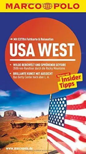 Produktbild: MARCO POLO Reiseführer USA West: Reisen mit Insider-Tipps. Mit EXTRA Faltkarte & Reiseatlas