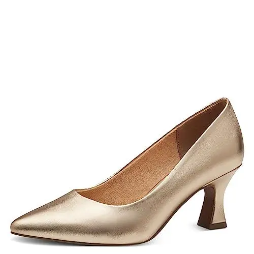 Produktbild: MARCO TOZZI Damen Pumps Spitz Vegan, Gold (Gold), 40 EU