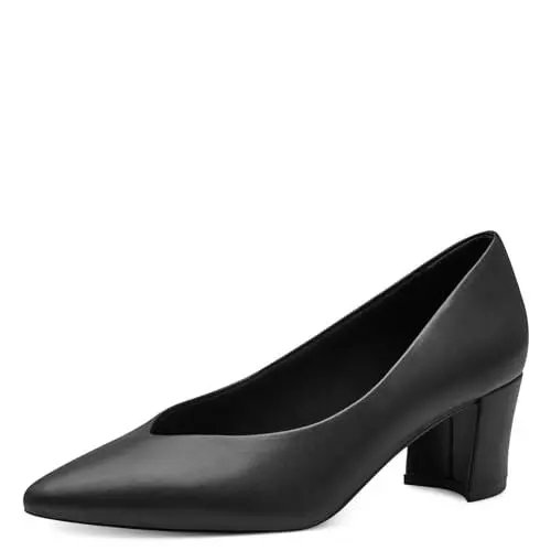 Produktbild: MARCO TOZZI Damen Pumps Spitz Vegan, Schwarz (Schwarz), 37 EU