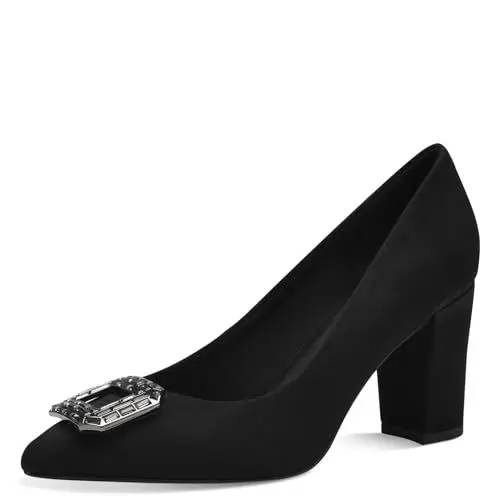 Produktbild: MARCO TOZZI Damen Pumps Spitz Vegan, Schwarz (Schwarz), 39 EU