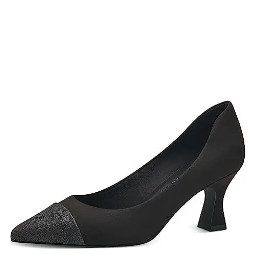 Produktbild: MARCO TOZZI Damen Pumps Spitz mit Glitzer, Schwarz (Black Comb), 38