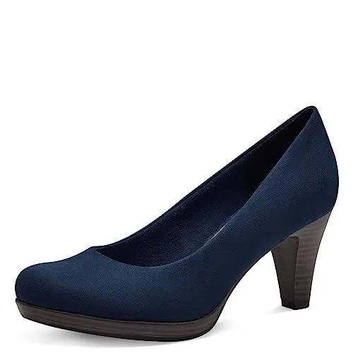 Produktbild: MARCO TOZZI Damen Pumps Vegan Elegant, Blau (Navy), 37 EU